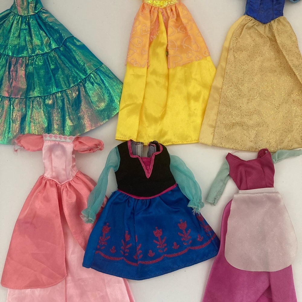 Lot of princess gowns